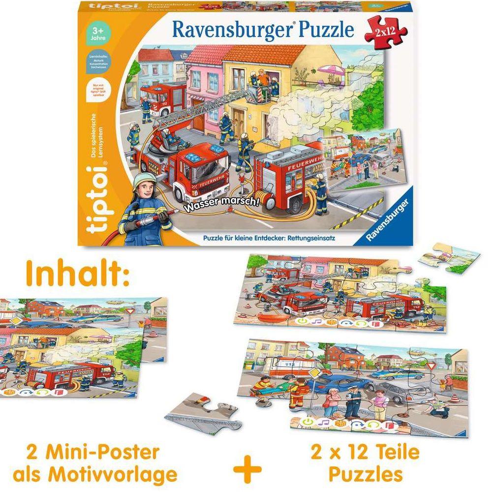 Ravensburger tiptoi® Puzzle for little explorers: Rescue mission