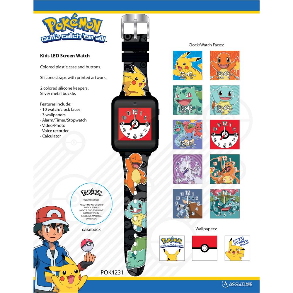Brandunit Kids Smart Watch Pokémon