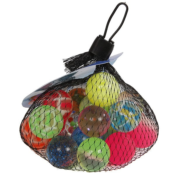 Balles sautantes Noname 2,5 cm dans le filet, asportées