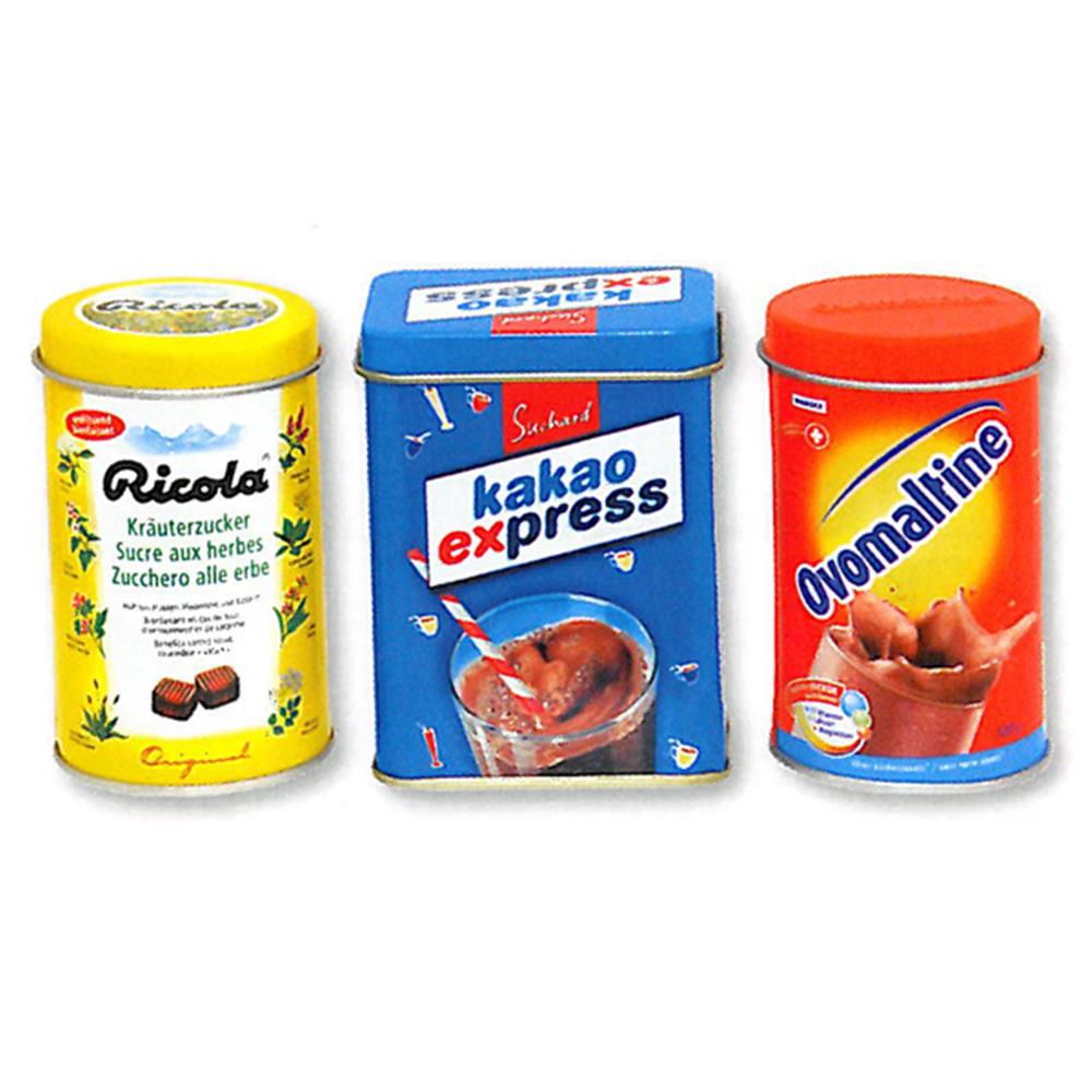 Tanner metal tins set CH, 3 pieces