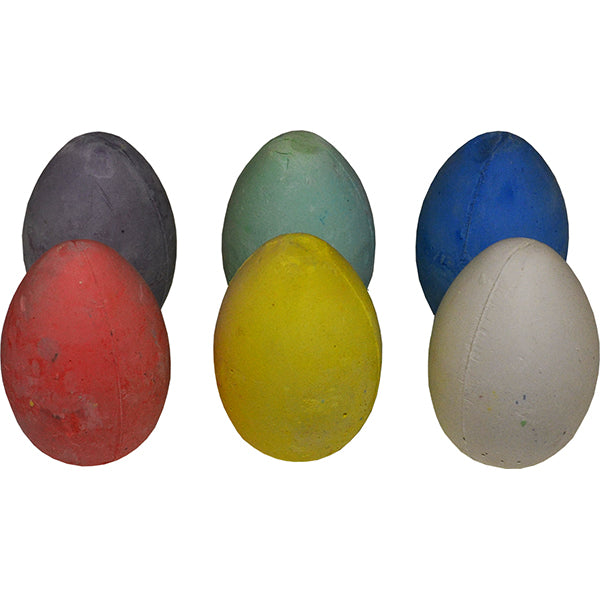 Strassenmalkreide in Ei-Form