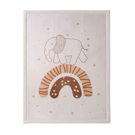 Hakuna Matte Samtmatte, Wolke Spielmatte, 1.7 x 1.2 m, Rainbow Elephant