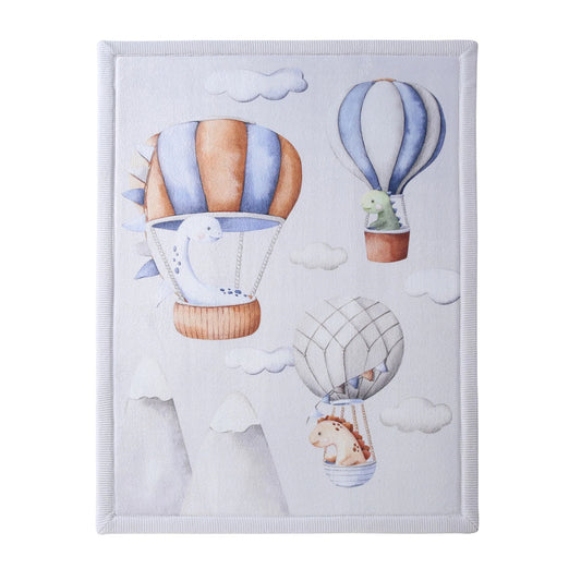 Hakuna Matte Samtmatte, Wolke Spielmatte, 1.7 x 1.2 m, Dinosaur Balloons