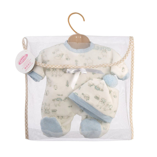 Pyjamaset Häschen blau 32cm