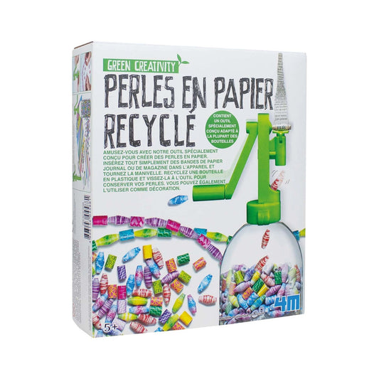 Perles de papier recyclé de 4 m
