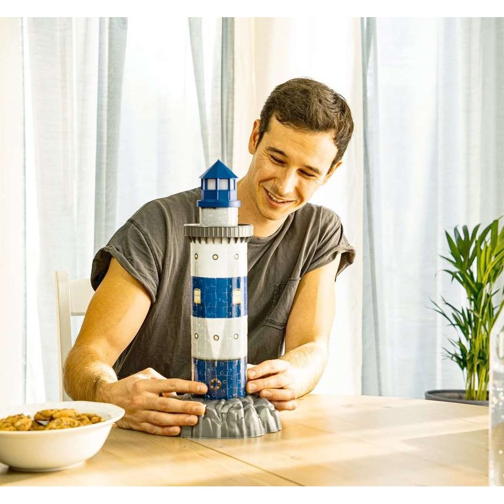 3D Puzzle Leuchtturm bei Nacht