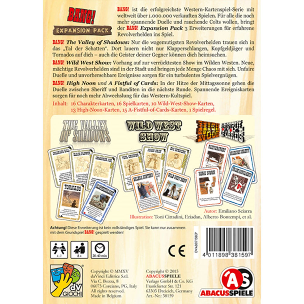 AbacusGames Bang! Expansion Pack Expansion