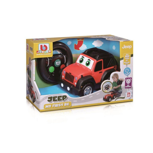 BB Junior RC Jeep Wrangler avec lumières et son