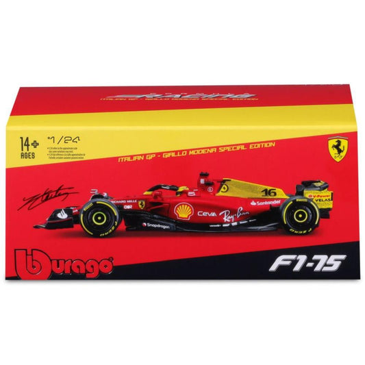 Bburago Ferrari F1-75 1/24 Édition Spéciale Leclerc 2022