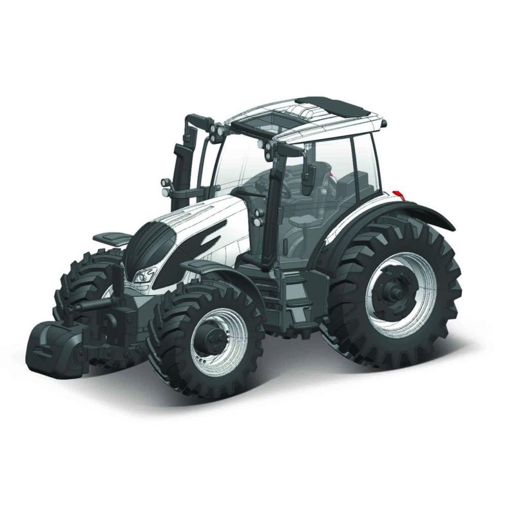 Bburago Tracteur agricole Fendt et New Holland, 12 cm, assorti