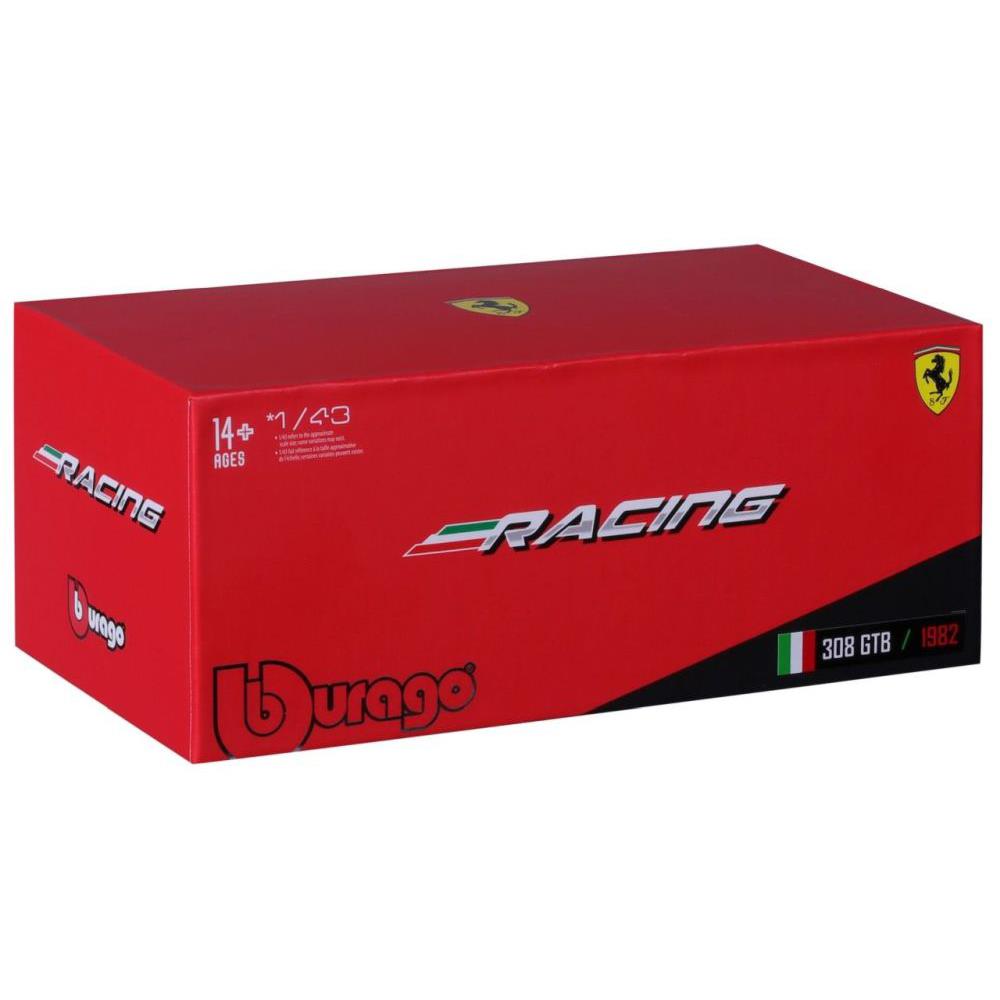 Bburago Ferrari 308 GTB 1982, rouge, 1:43