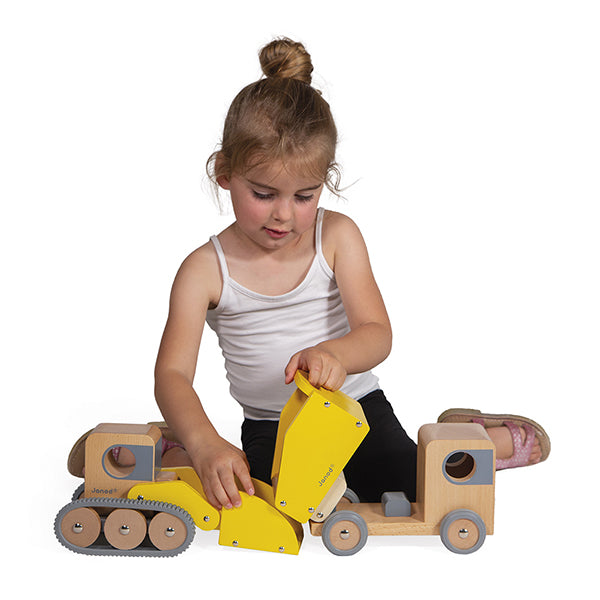 Janod BOLID dump truck and excavator