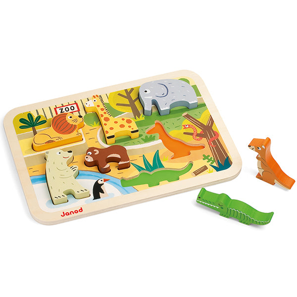 Janod Puzzle Zoo, 7 pièces