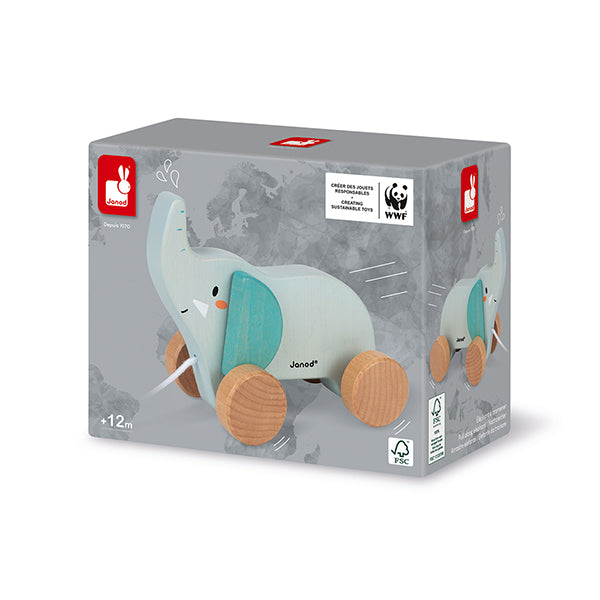 Janod WWF éléphant à tirer