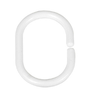 Wenko shower curtain rings 12 pieces, white