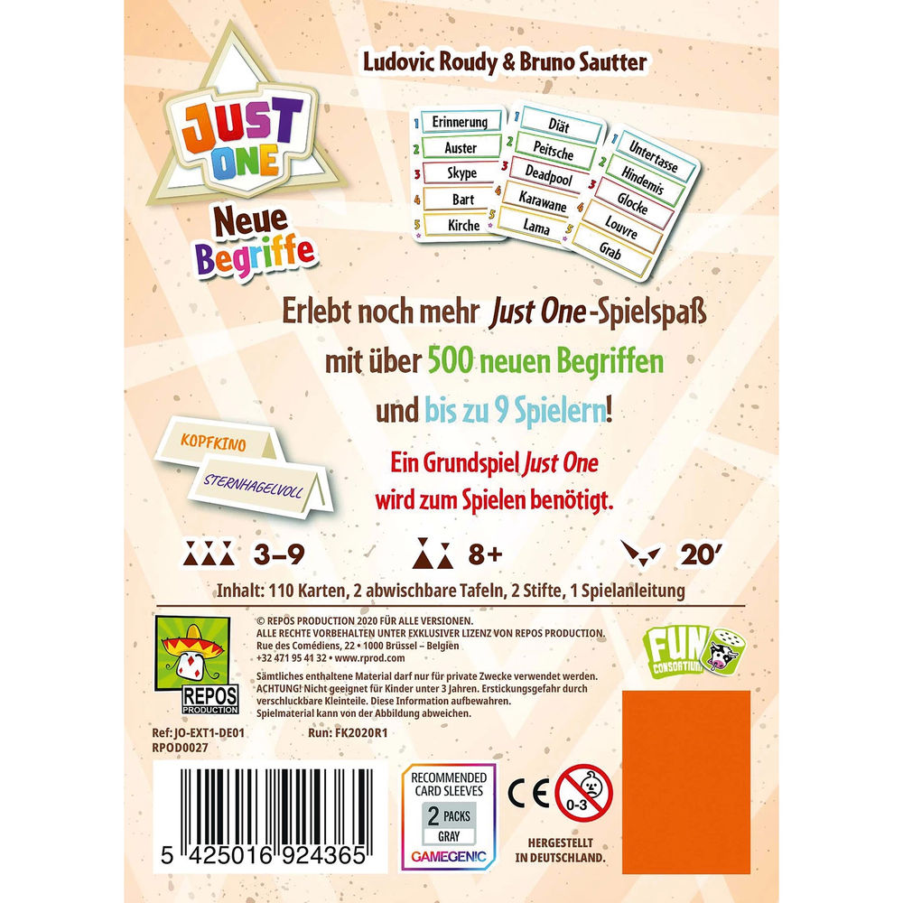 Repos Just One - New Terms