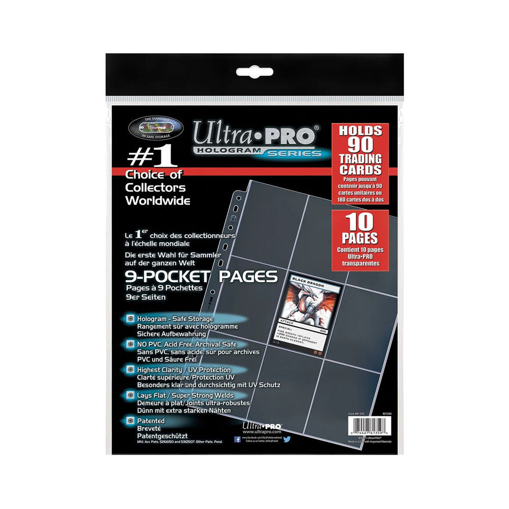 Ultra Pro Platinum 9-Pocket Page (10 pages in polybag)