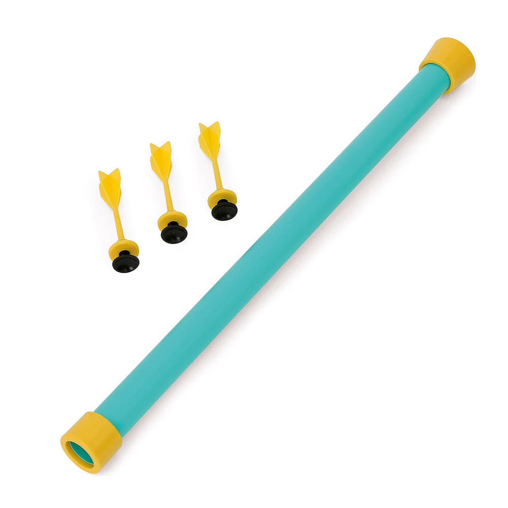 Jeu de fléchettes à gratter sarbacane dinosaure