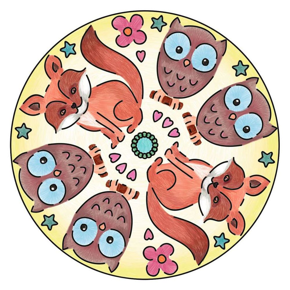 Ravensburger Mandala Designer Mini animaux mignons