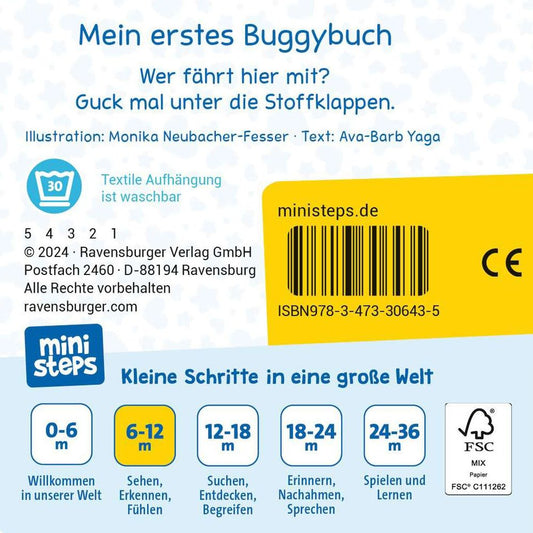 Ravensburger ministeps: Mein erstes Buggybuch: Guck mal! Erste Fahrzeuge