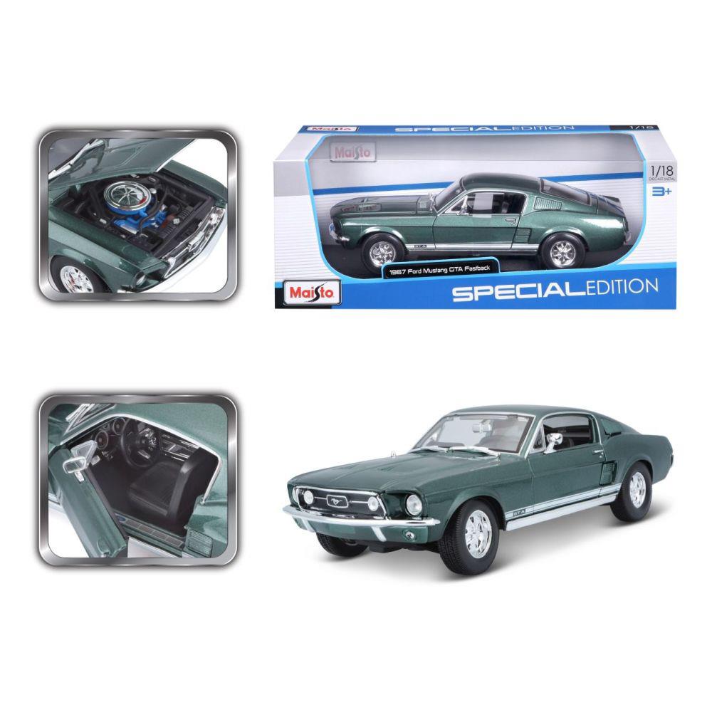 Maisto Ford Mustang 1967 1/18 vert foncé