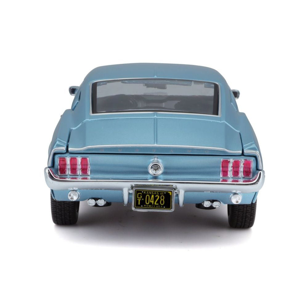 Maisto Ford Mustang GT Cobra 1968 bleue 1/18