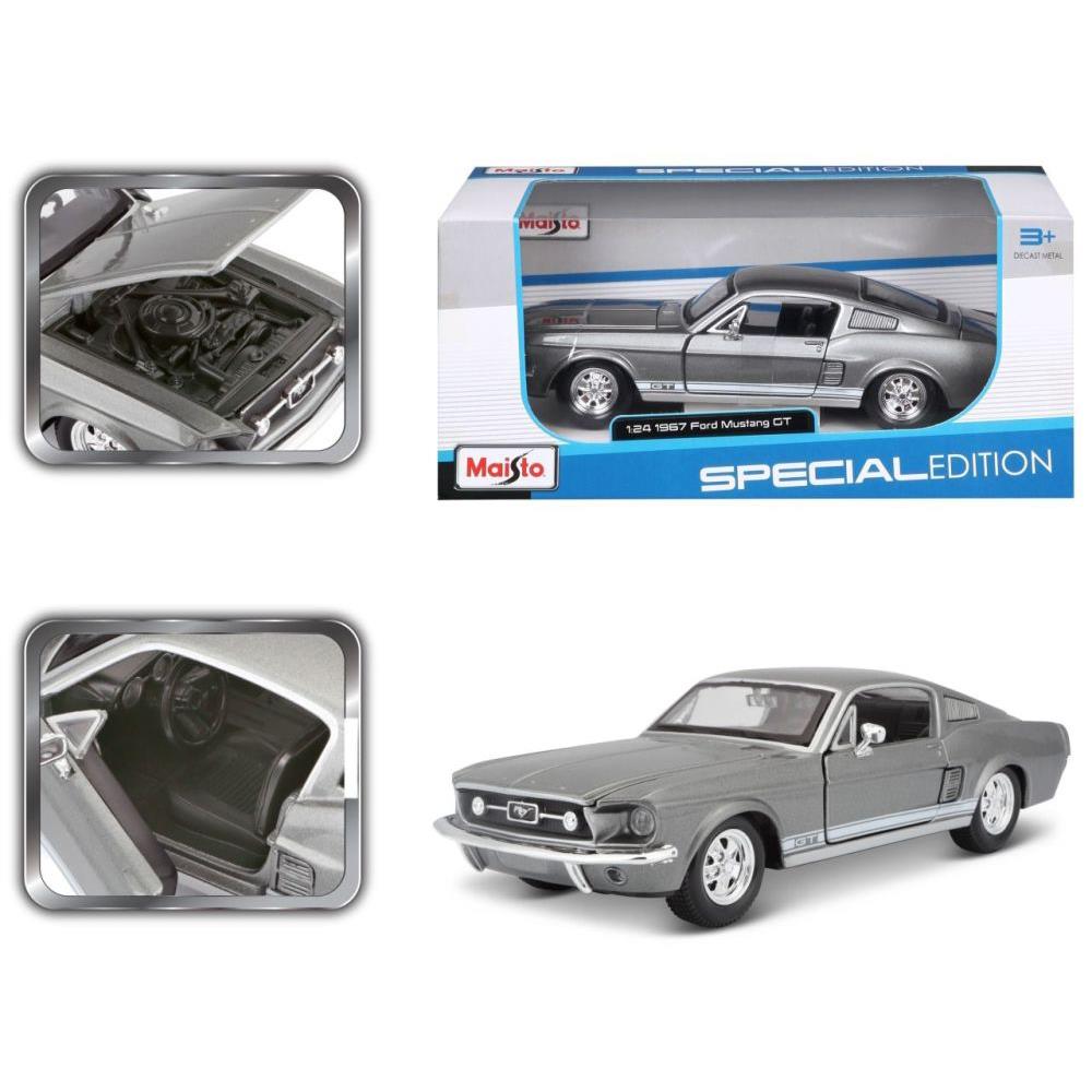 Maisto Ford Mustang GT 1967 grey 1/24