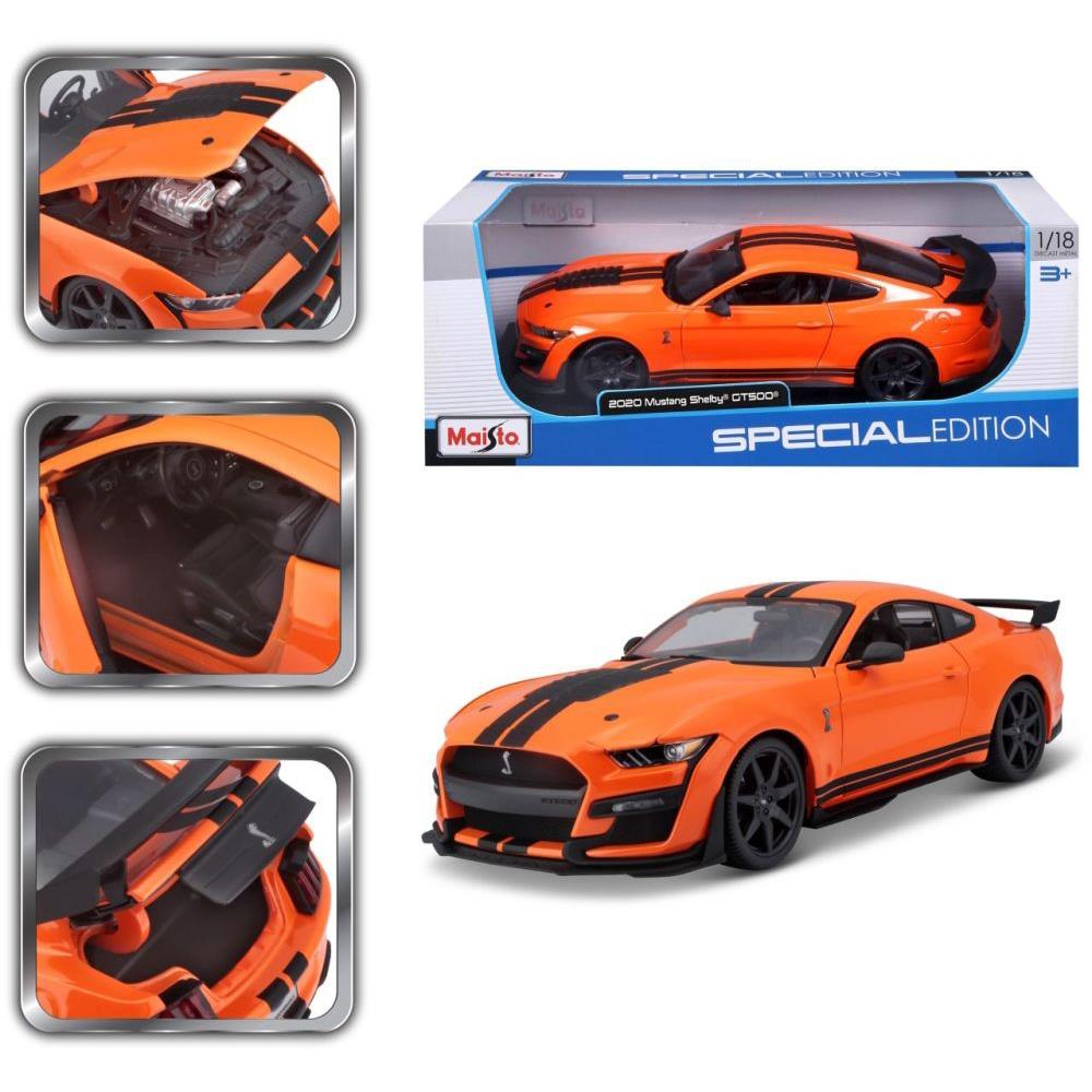 Maisto Ford Mustang Shelby GT500 2020, orange, 1:18