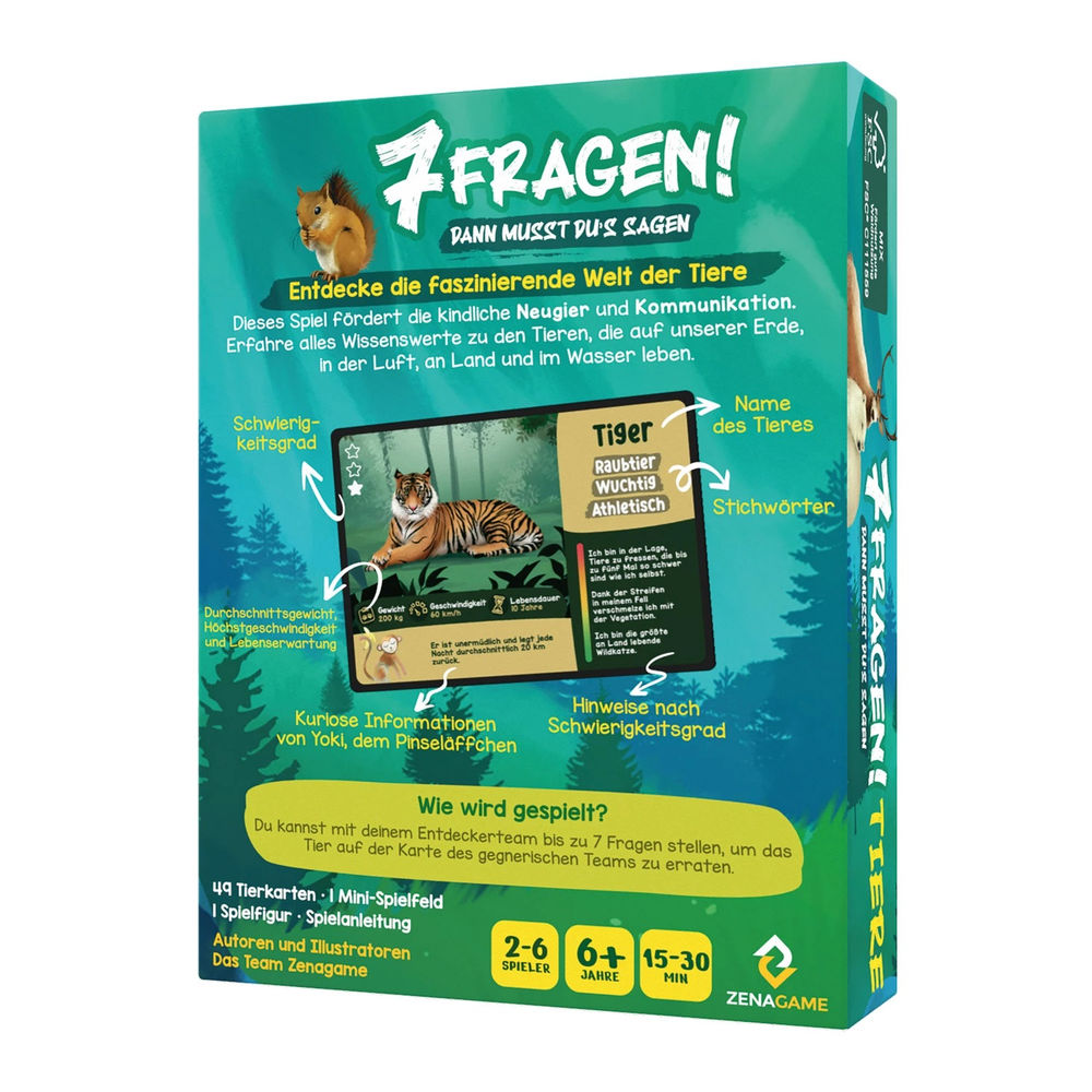 7 Fragen! Tiere