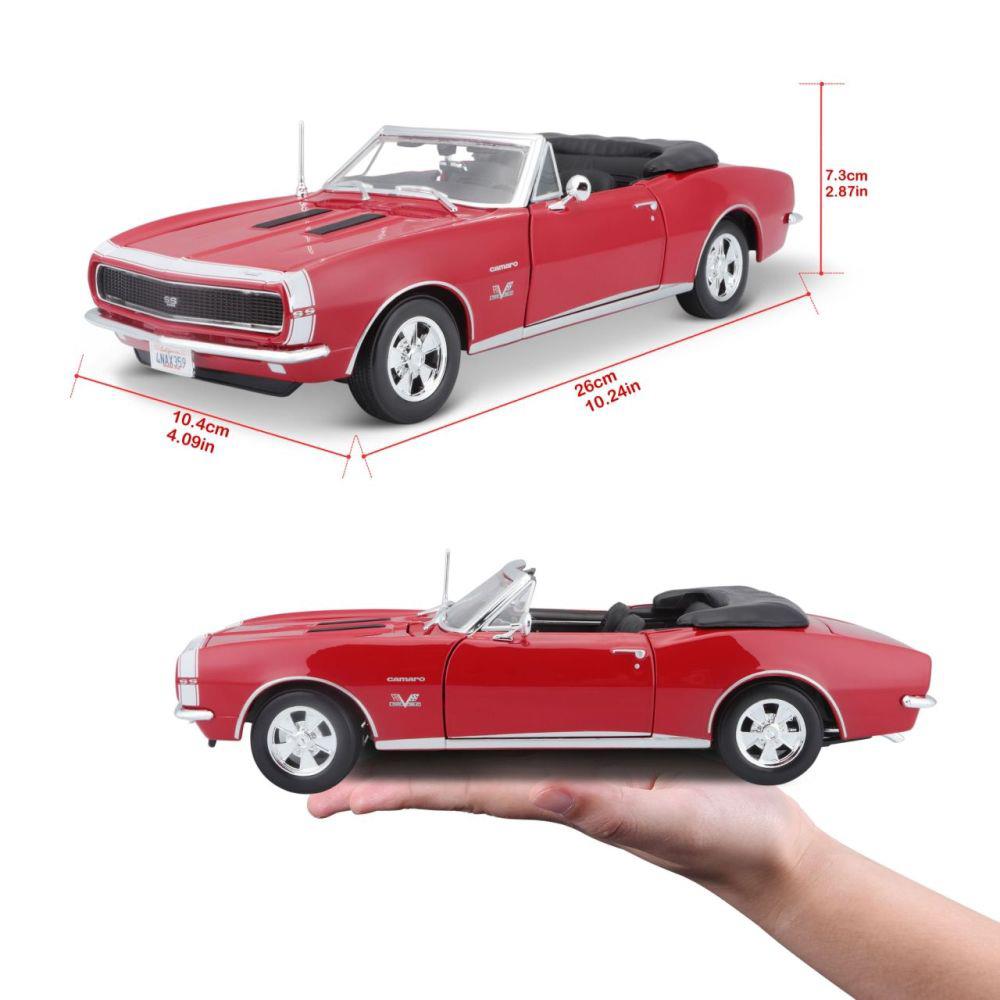 Maisto Chevrolet Camaro 1968 SS 396 convertible red 1/18