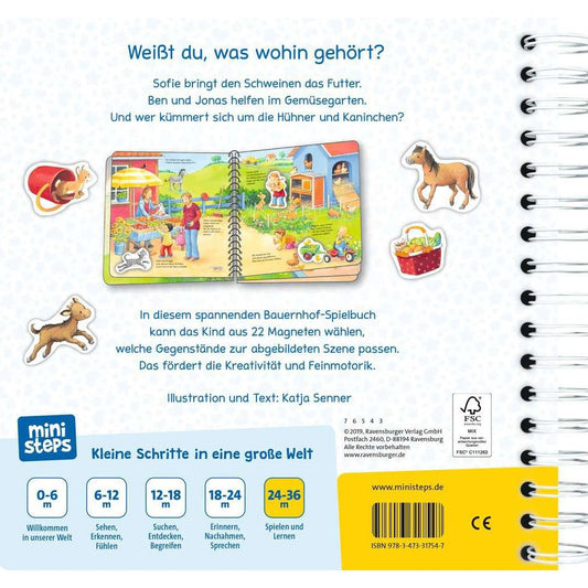 Ravensburger ministeps: What belongs where? On the farm