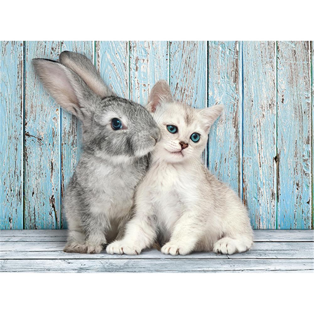 Clementoni Puzzle Cat & Rabbit, 500 pieces