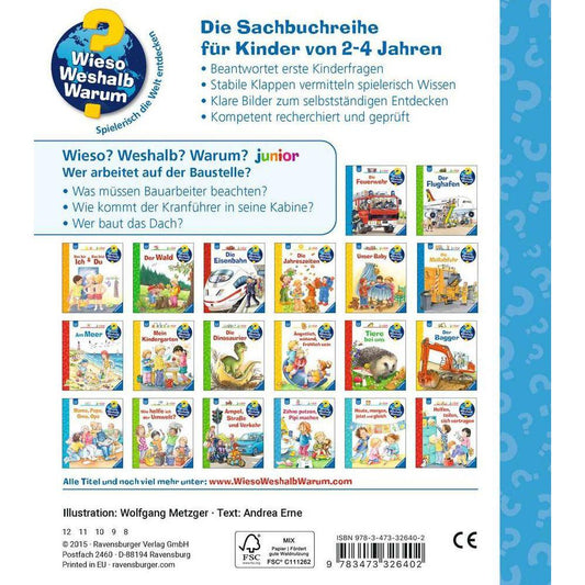 Ravensburger Wieso? Weshalb? Warum? junior, Band 55: Wer arbeitet auf der Baustelle?