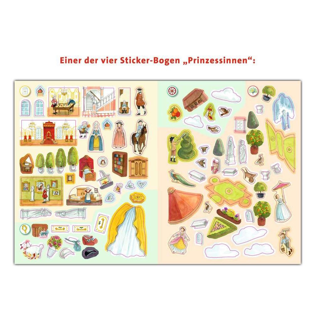 Ravensburger Wieso? Weshalb? Warum? Stickerheft: Prinzessinnen