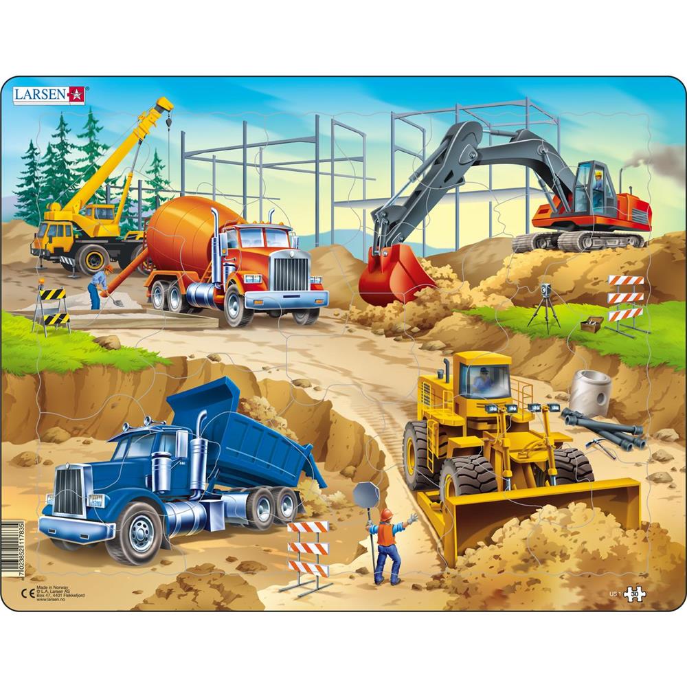 Larsen Puzzle puzzle de construction 30 pièces