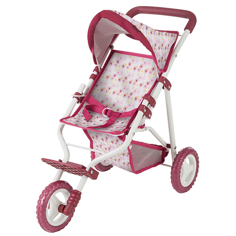 Poussette de poupée Götz 3 roues Fleur