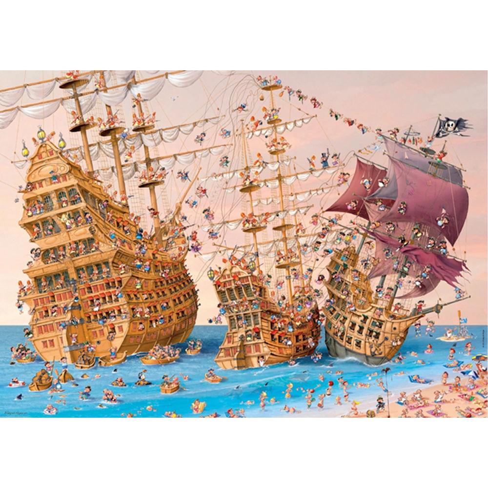 Puzzle Ruyer, Corsair - Triangular Puzzle, 1000 Teile
