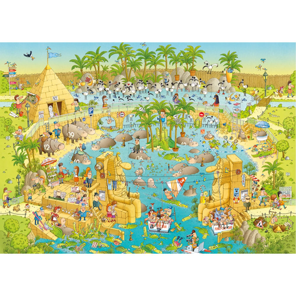 Heye Puzzle Nile Habitat - Puzzle standard, 1000 pièces