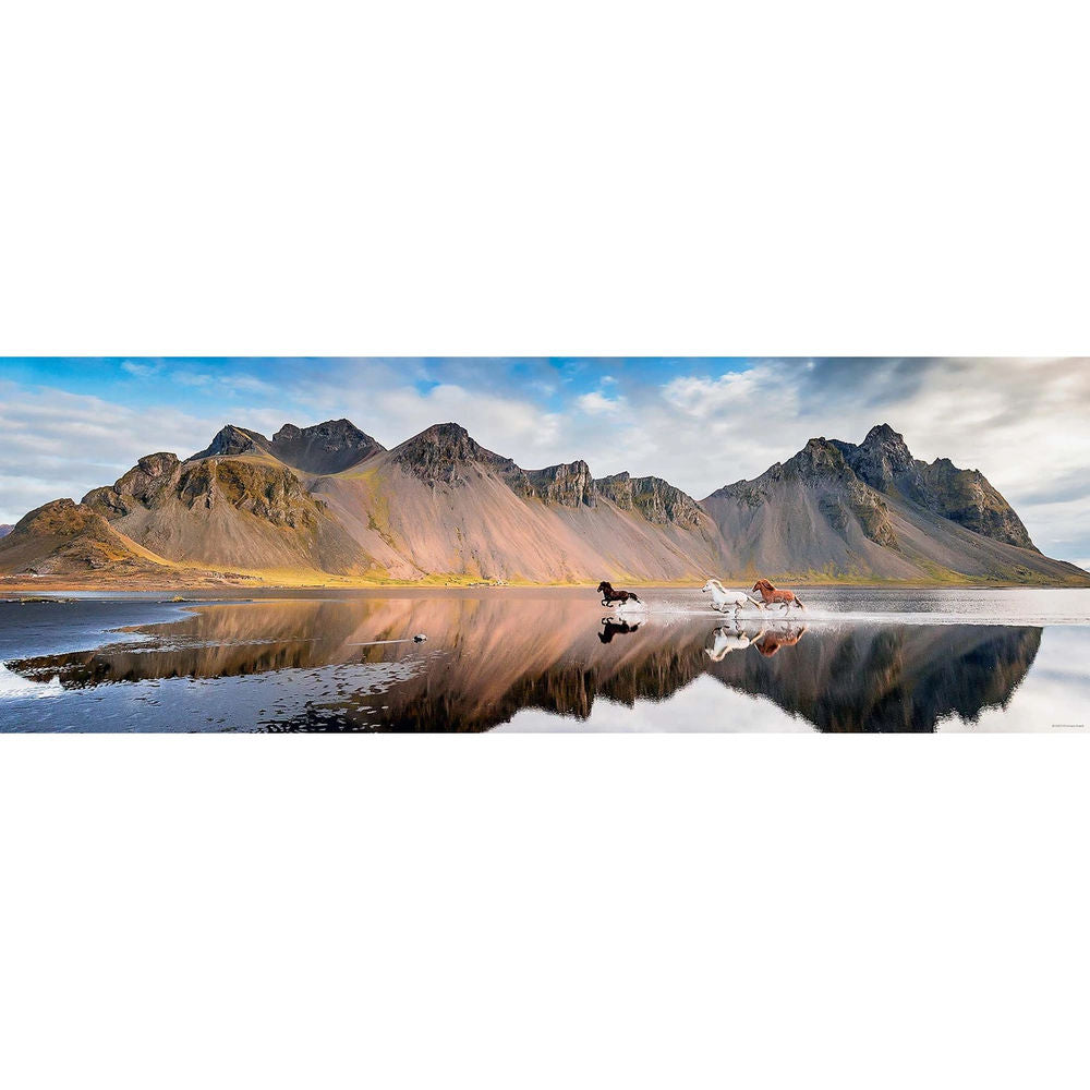 Heye Puzzle Iceland Horses Panorama 1000 pieces