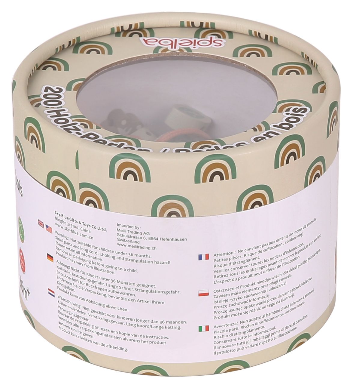 Spielba Perlen in Box, 200 Stück