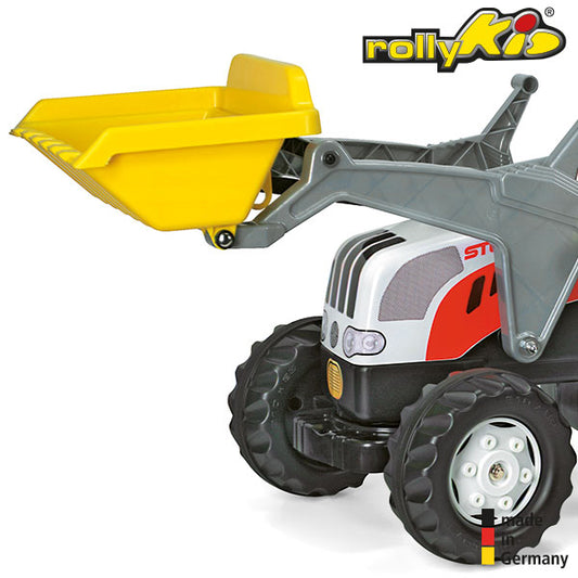 RollyToys Kid Steyr CVT 6190 Trailer & Loader