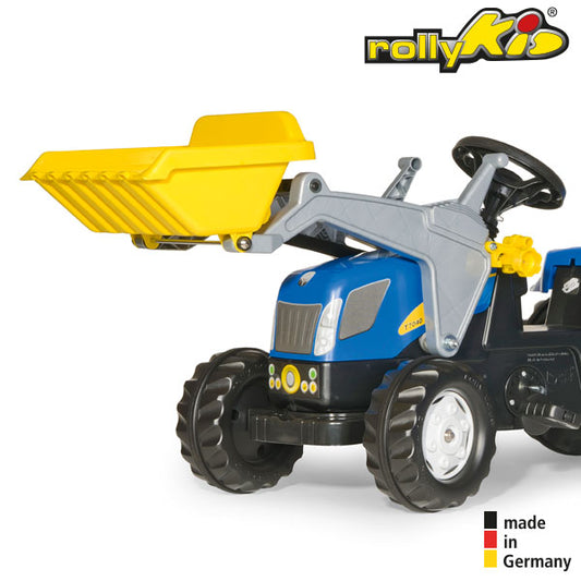 RollyToys Kid New Holland T7040 Trailer & Loader