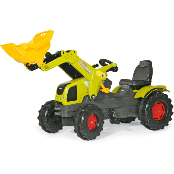 RollyToys Farmtrac pedal tractor Claas Axos 340 with front loader