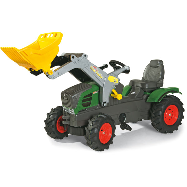 RollyToys Farmtrac pedal tractor Fendt 211 Vario with front loader & pneumatic tires