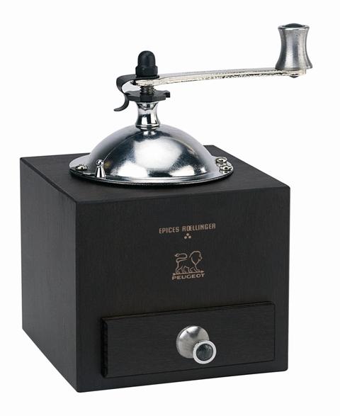 Moulin à poivre Peugeot Roellinger, 13 cm, noir