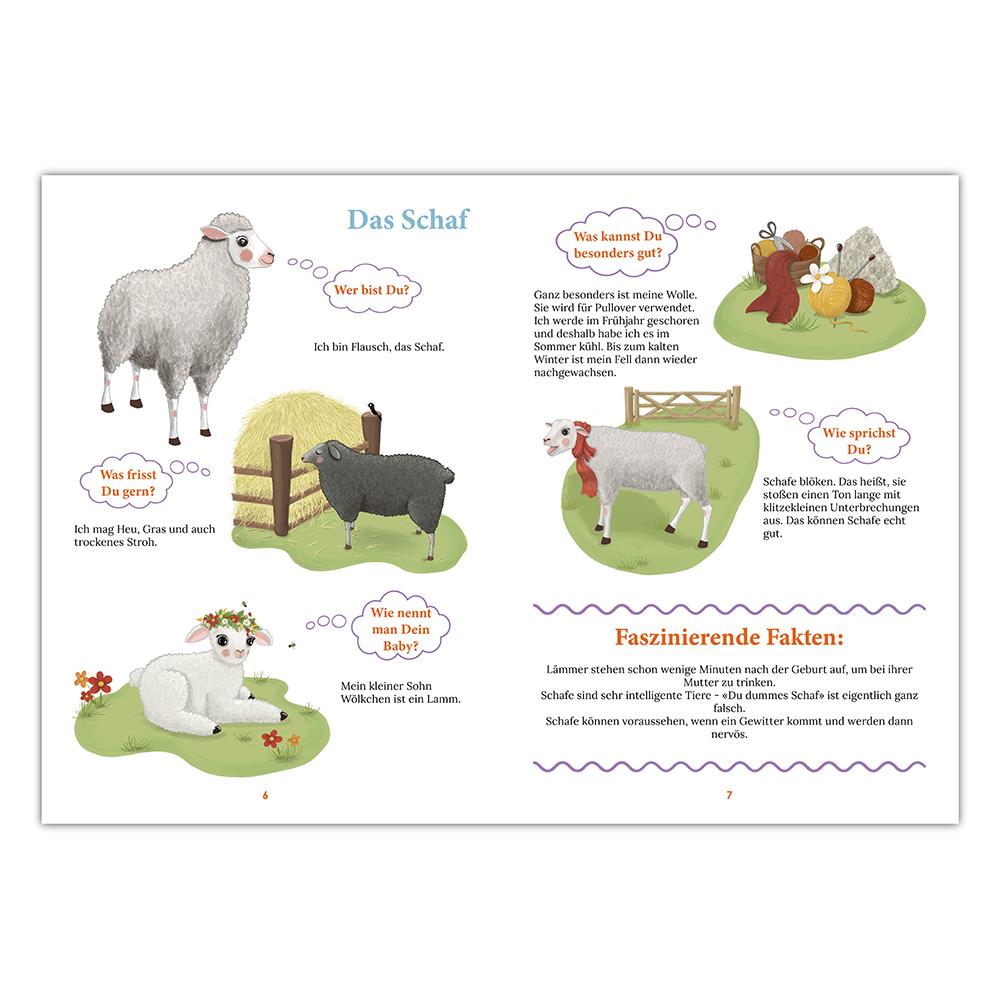 Alleovs WiBuKi – livre de connaissances pour enfants – les animaux de la ferme