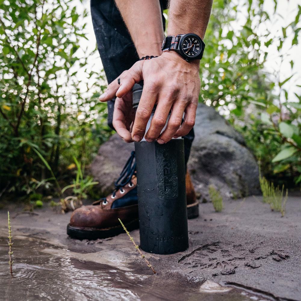 Grayl Geopress Purificateur Bouteille Covert Noir