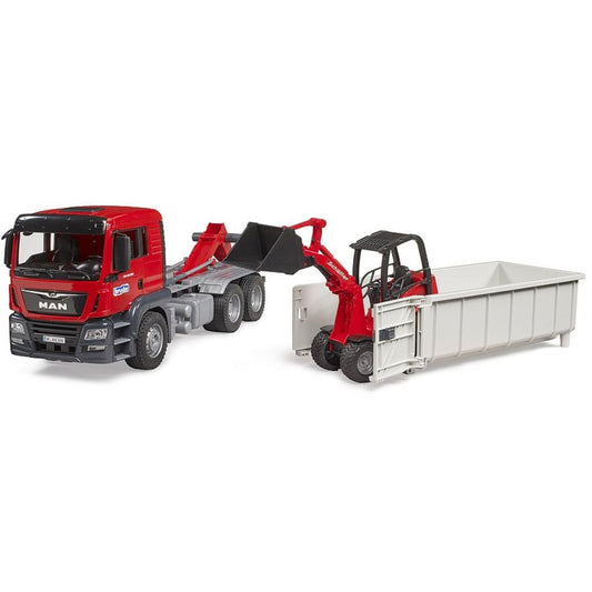Camion Brother MAN TGS avec conteneur roll-off