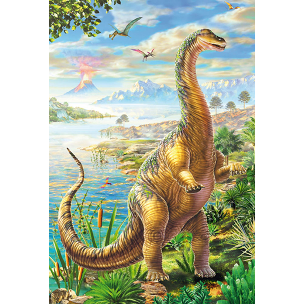 Schmidt Spiele Aventures avec les dinosaures, 3 x 48 pièces