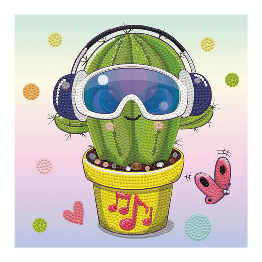 Diamond Painting Cooler Kaktus